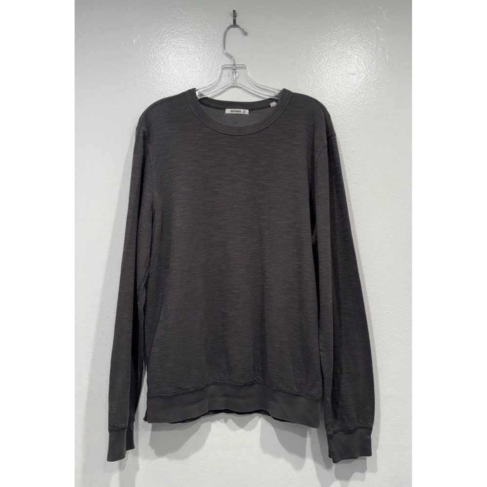 Buck Mason Crew Neck Sweater Mens Size Medium Gray Lightweight Pullover Comfy